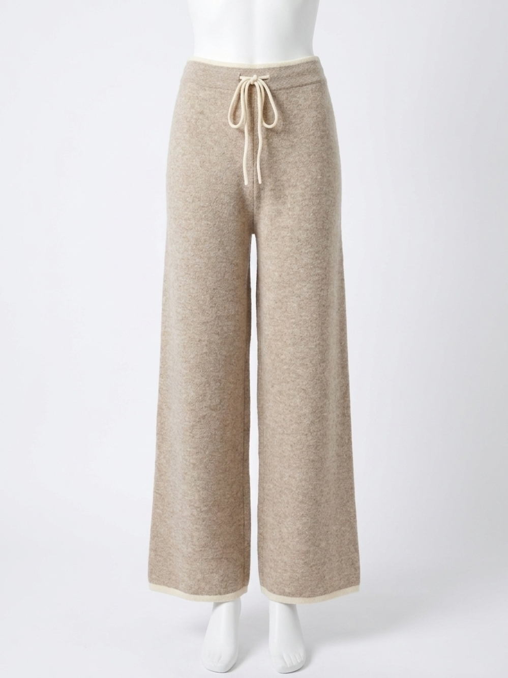 NEW MIOU MUSE wide leg sweater pants in oatmeal